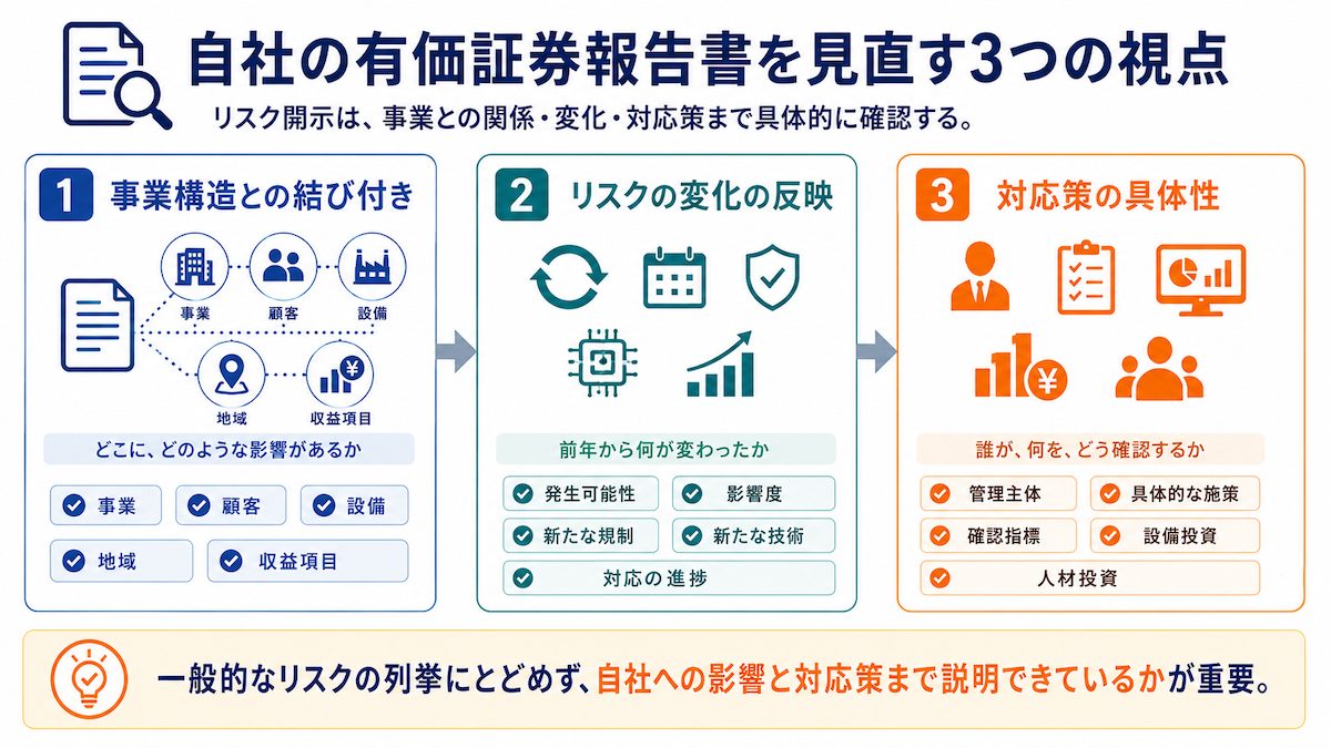 物流業・自社の有価証券報告書を見直す3つの視点